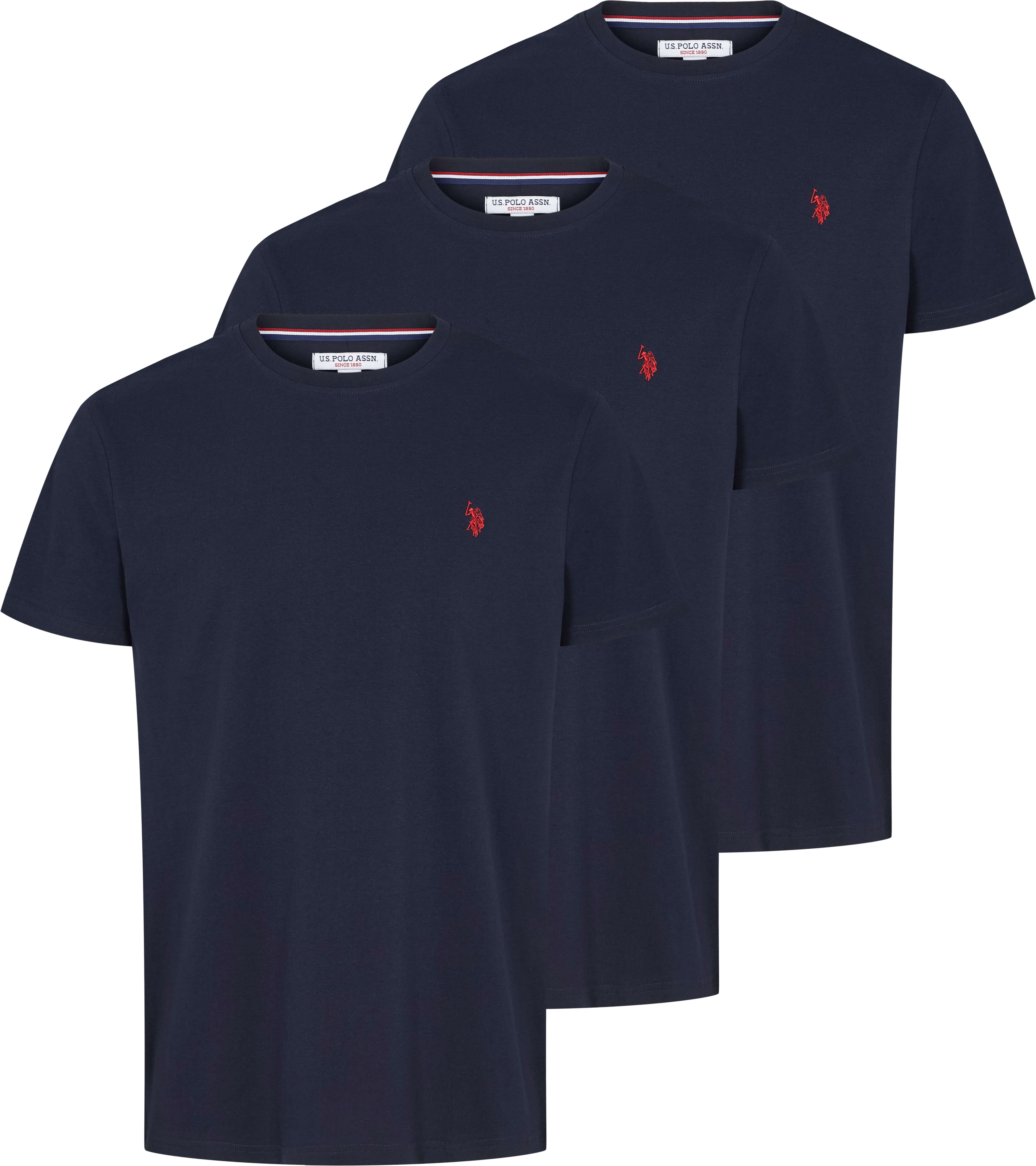 Billede af Navy Blå - Arjun T-shirt - 3-pak - Herre - S - U.S. Polo Assn
