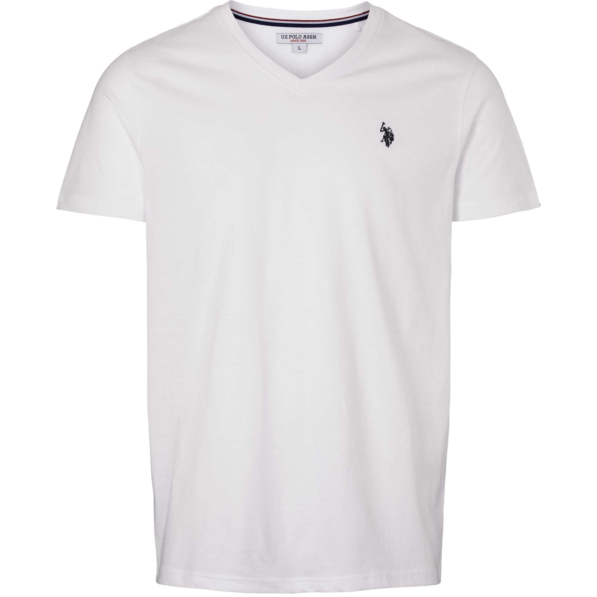 Hvid - Cem V-hals T-shirt - Male - S - U.S. Polo Assn