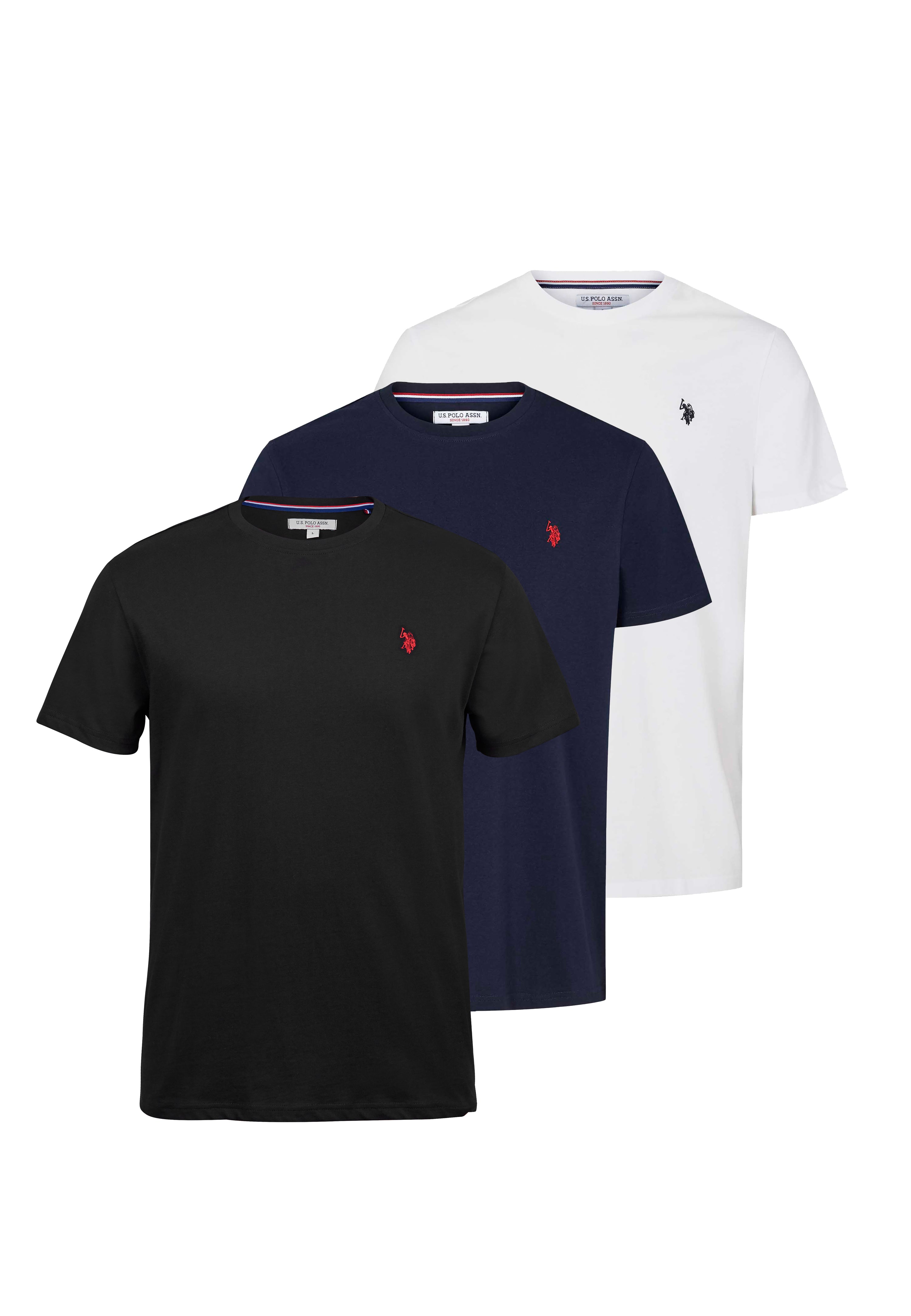Arjun 3-pack T-shirts U S Polo Assn Herre Xl