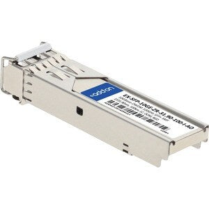 AddOn Juniper Networks SFP+ Module - For Optical Network, Data Networking - 1 x LC 10GBase-DWDM Network - Optical Fiber - Single-mode - 10 Gigabit Ethernet - 10GBase-DWDM - Hot-swappable - TAA Compliant