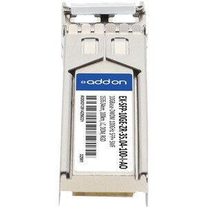 AddOn Juniper Networks SFP+ Module - For Optical Network, Data Networking - 1 x LC 10GBase-DWDM Network - Optical Fiber - Single-mode - 10 Gigabit Ethernet - 10GBase-DWDM - Hot-swappable - TAA Compliant
