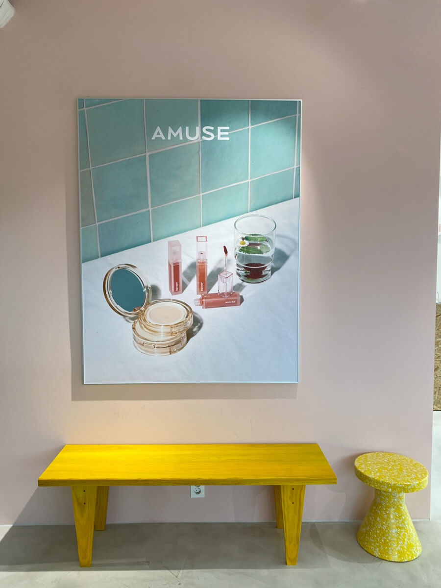 amuse beauty hannam showroom seoul