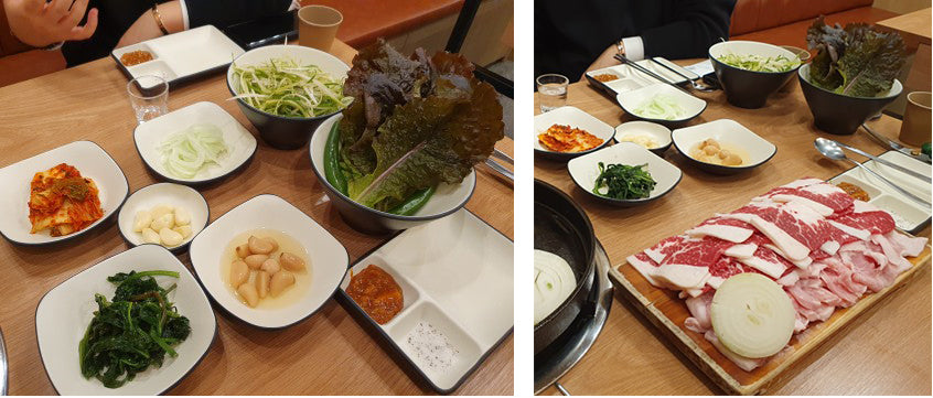 pungseongjib chadolbagi samgakji korean barbecue