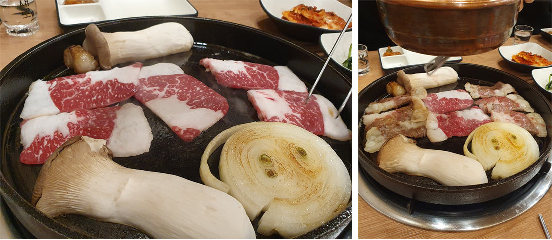 pungseongjib chadolbagi samgakji korean barbecue