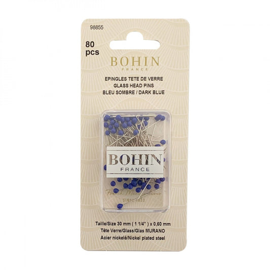 Bohin Glass Head Applique Pins-Size 12 150/Pkg - 3073640266164