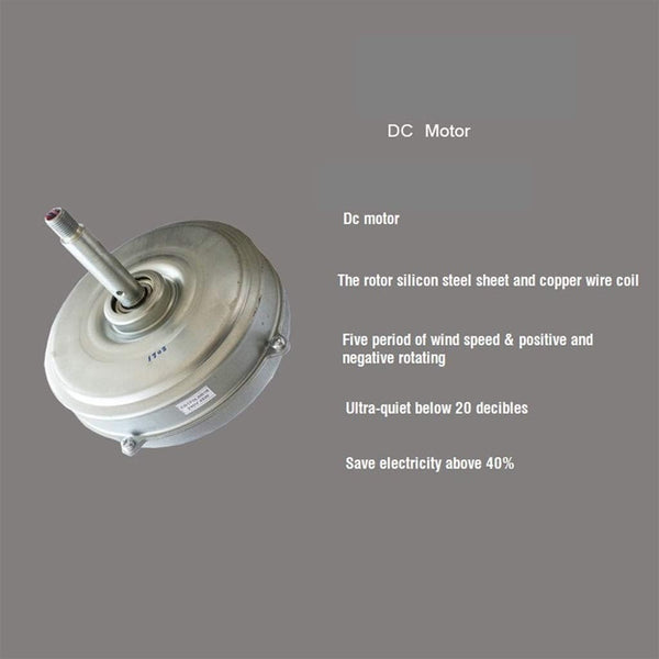 Qulik 60" Modern Decorative Silent ABS Blade Underlight with Remote Ceiling Fan (Dark Wood Grain) Q-6522-W
