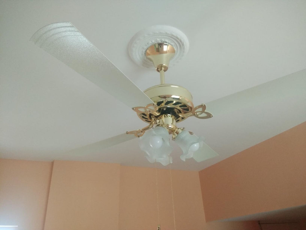 Crompton Uranus 48 Decorative Ceiling Fan with Lights (Ivory) C-216