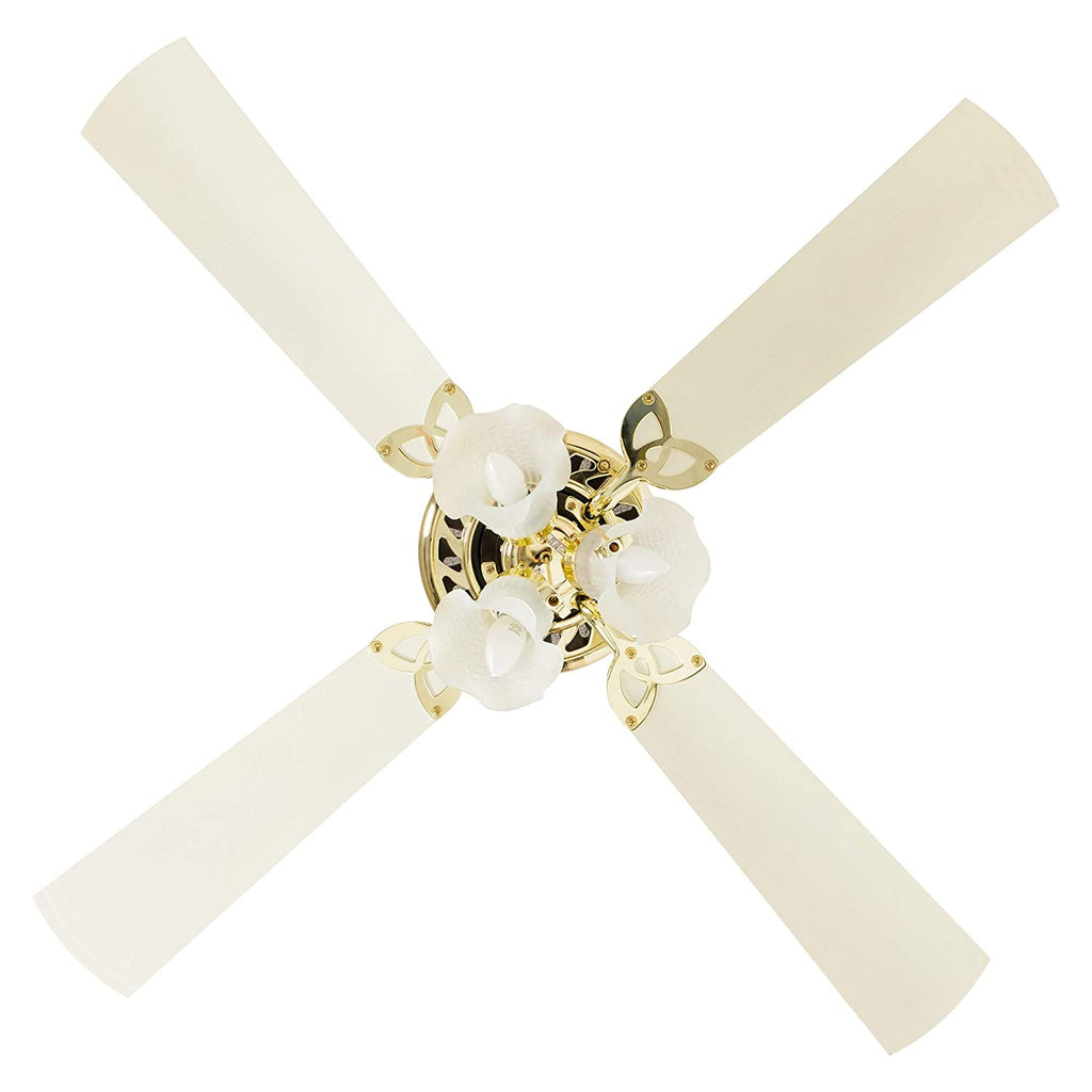 Crompton Uranus 48 Decorative Ceiling Fan with Lights (Ivory) C-216