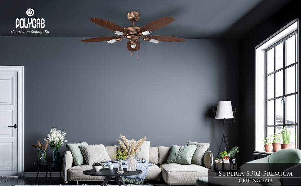 Polycab Superia SP02 48"  Designer Underlight Ceiling Fan