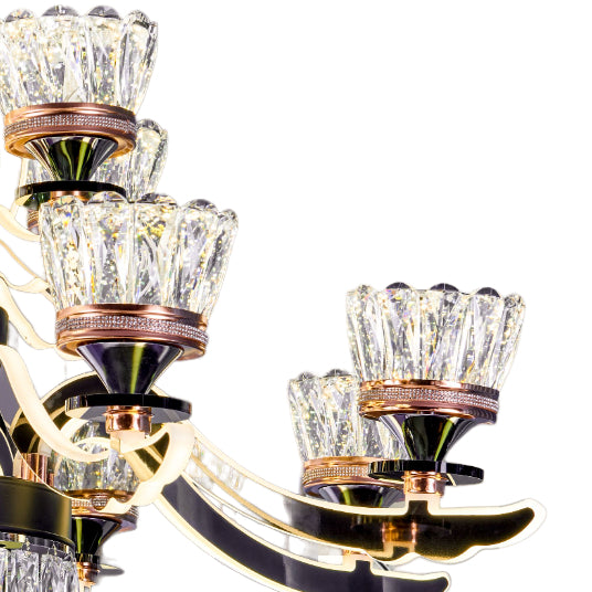 Qulik Decorative Luxury Crystal LED Chandelier Ceiling 6 Lamp Lights (QL-8852-6)