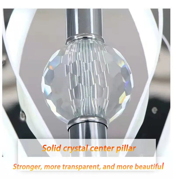 Qulik Decorative Luxury Crystal LED Chandelier Ceiling 6 Lamp Lights (QL-8852-6)