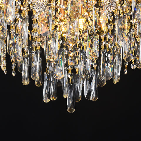 Qulik Modern Luxury Crystal Chandelier Pendent 8 LED Lamp (QL-9270-8)