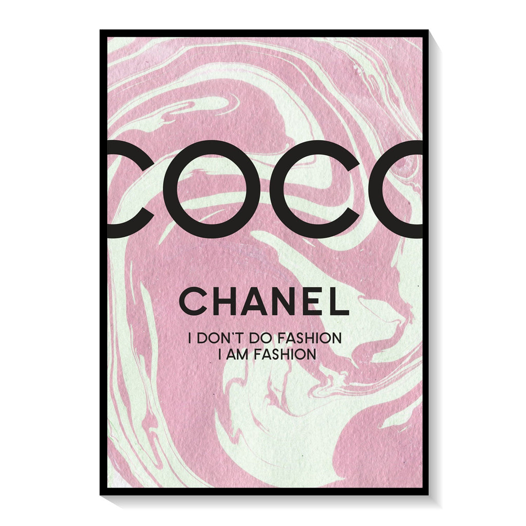 Coco Chanel Poster in Black: Buy Premium Framed Fashion Posters Online –  Dessine Art