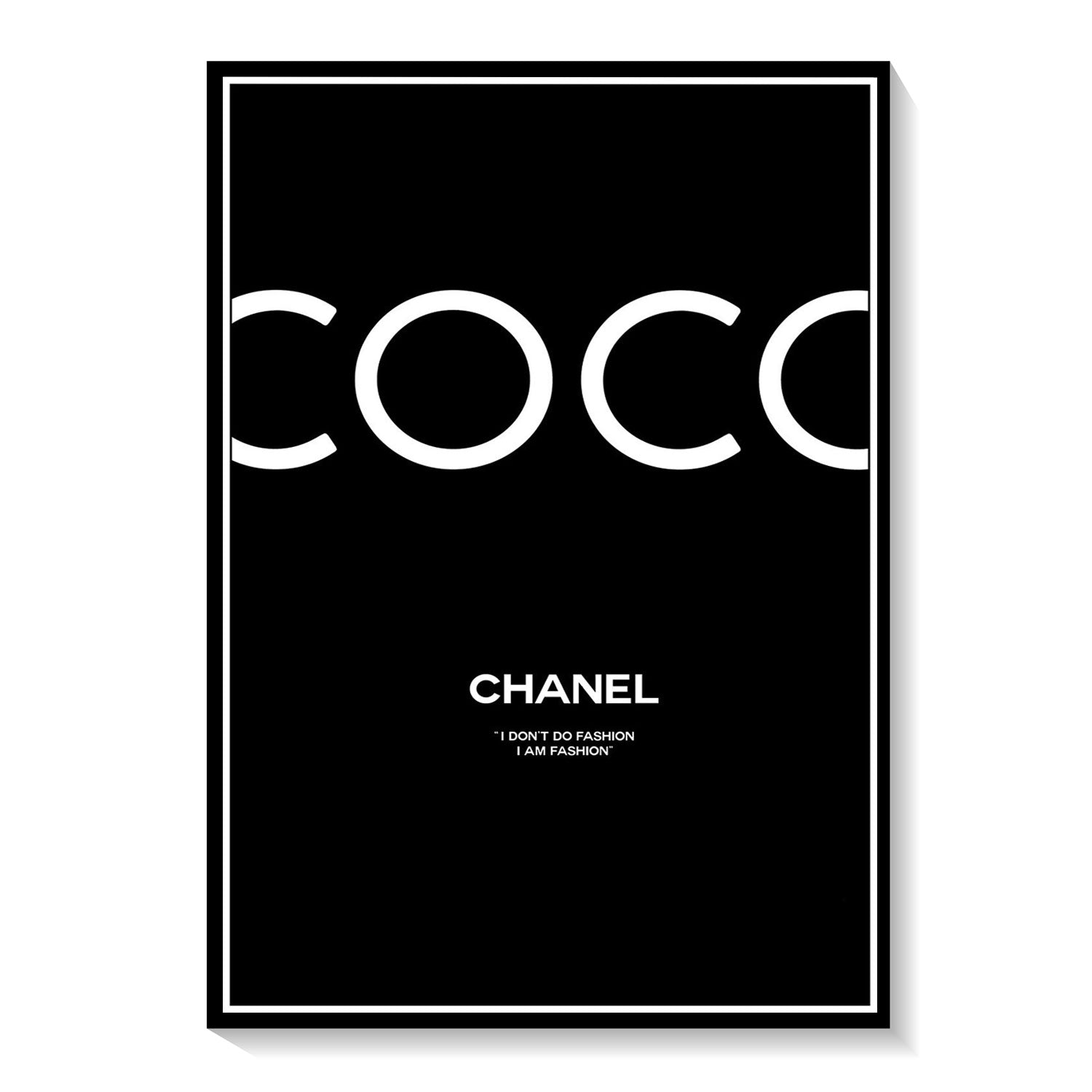 Coco Chanel  Text posters Art Prints  Optimalprint