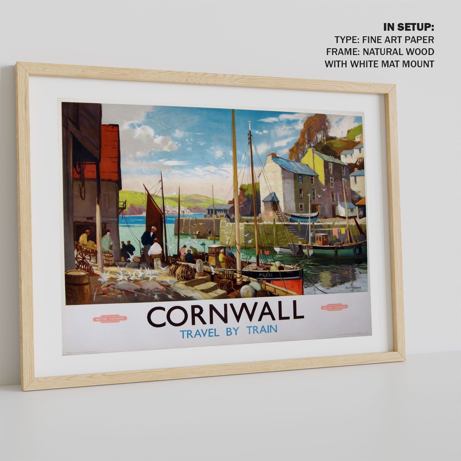 Cornwall Travel Poster