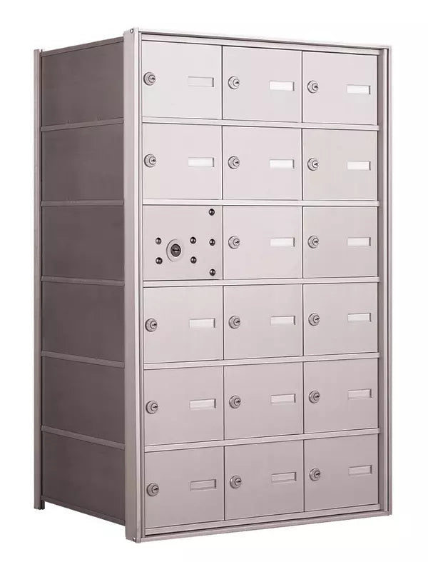 1400 Series Front-Loading Horizontal Mailboxes - 17 Tenant Doors And 1 USPS Master Door