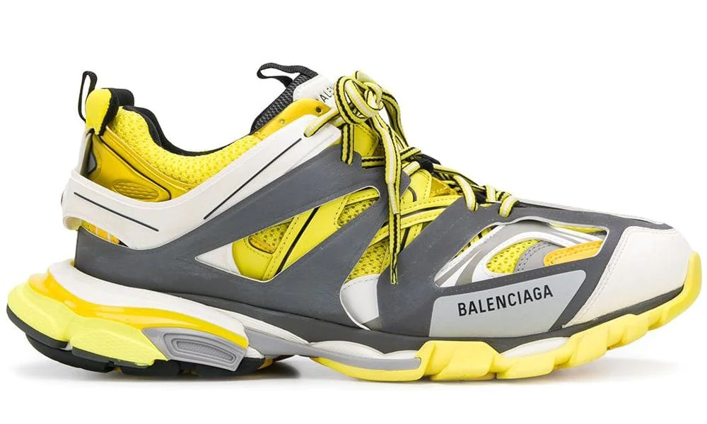 yellow track balenciaga