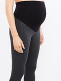 Luxe Essentials Secret Fit Belly Ultra Soft Crop Maternity Leggings