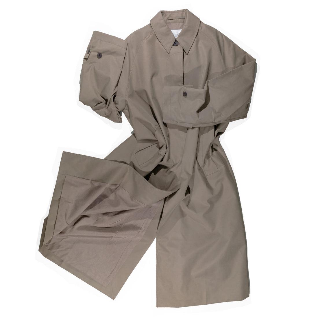 Studio Nicholson Holin Double Pocket Everyday Mac in Sage