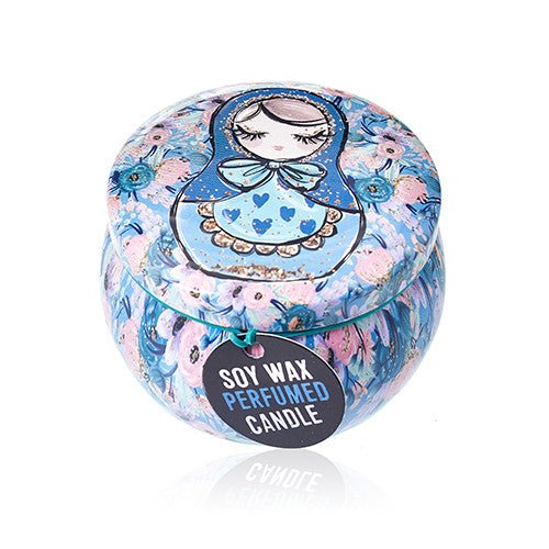 Russian Dolls Tin Candles- Dolly Blue - Ultrabee