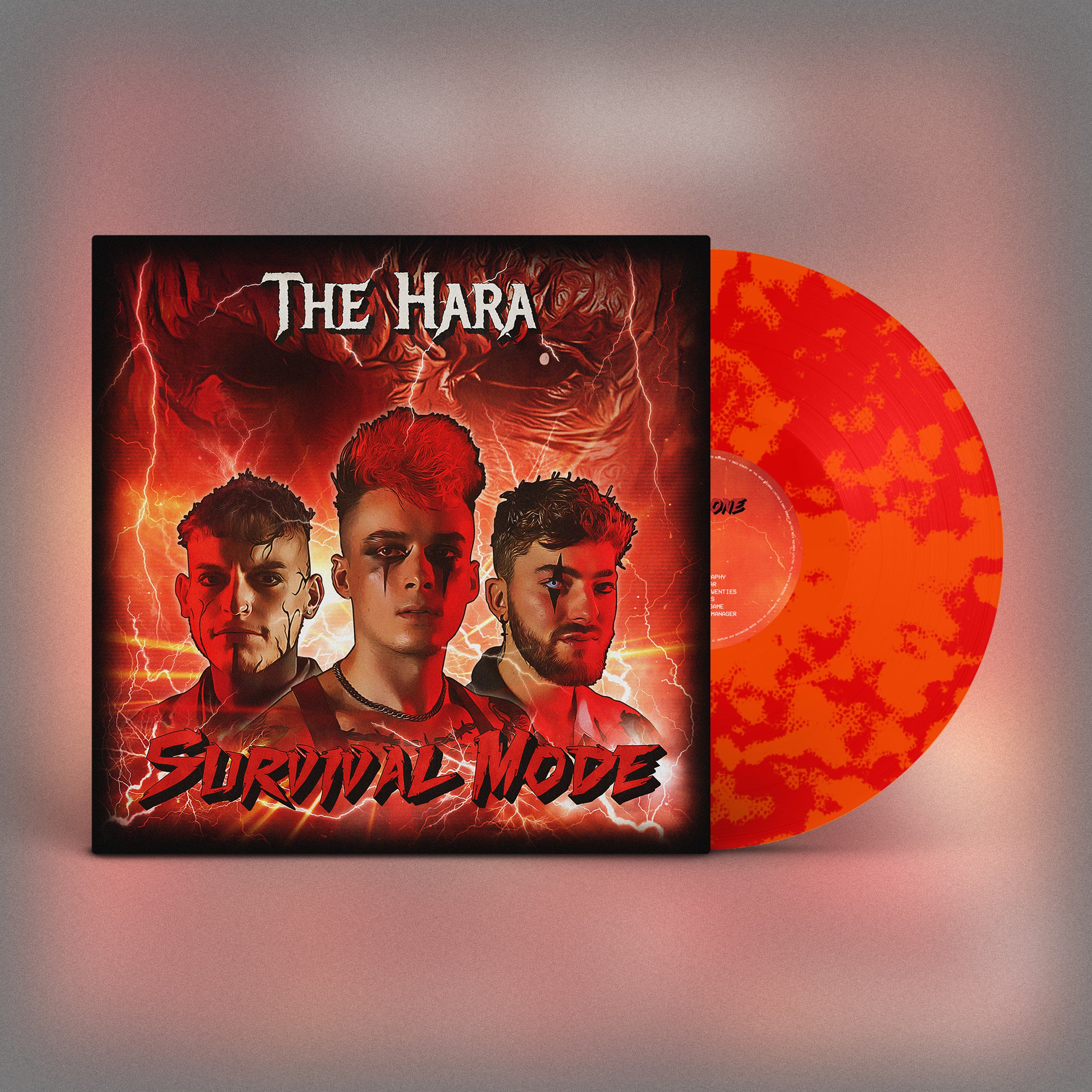 THE HARA - 'Survival Mode' LP - Vinyl - Special Edition 'Fire' 12" Disc - The Hara UK product image