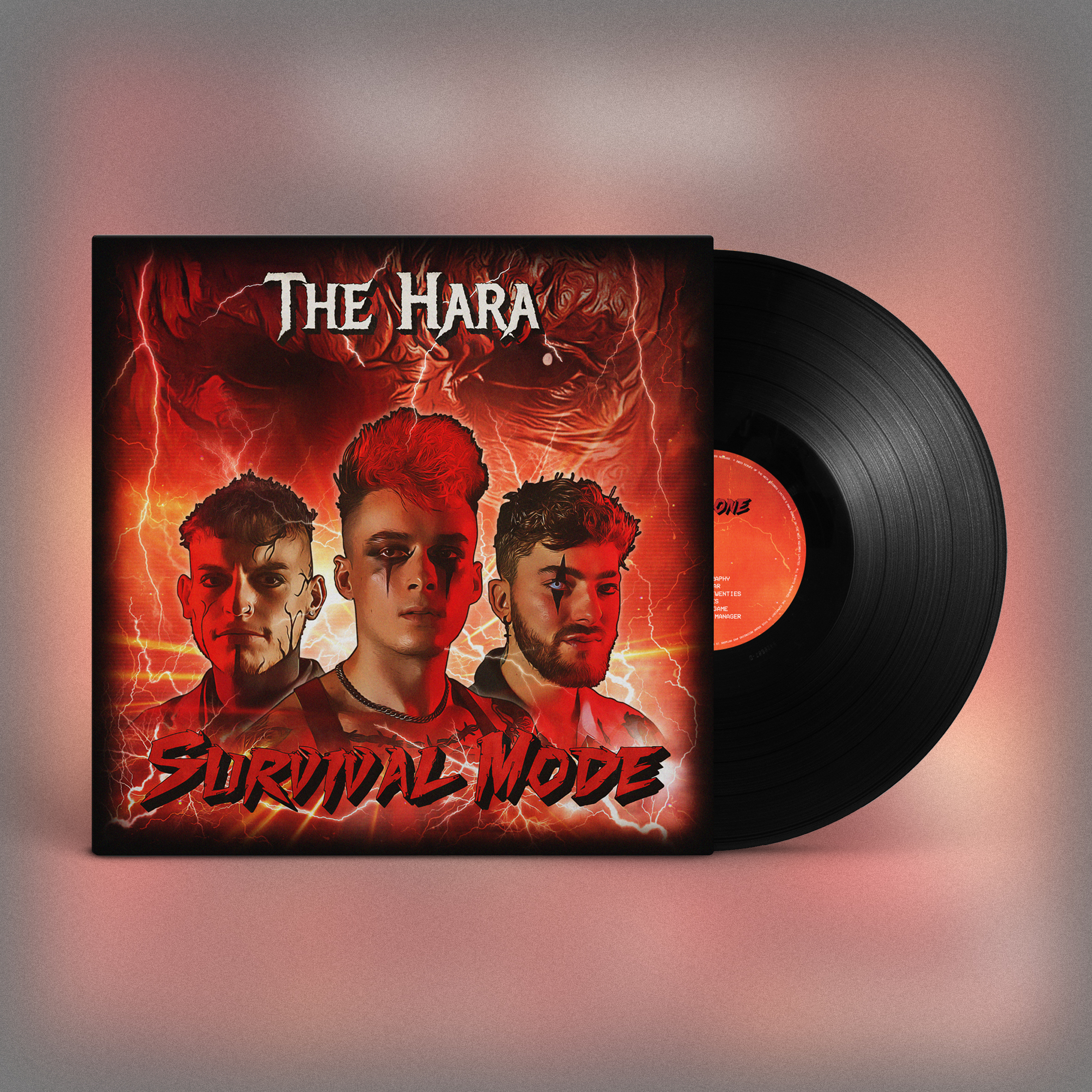 THE HARA - 'Survival Mode' LP - Vinyl - Black 12" Disc - The Hara UK product image