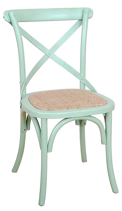 Crossback Dining Chair Green