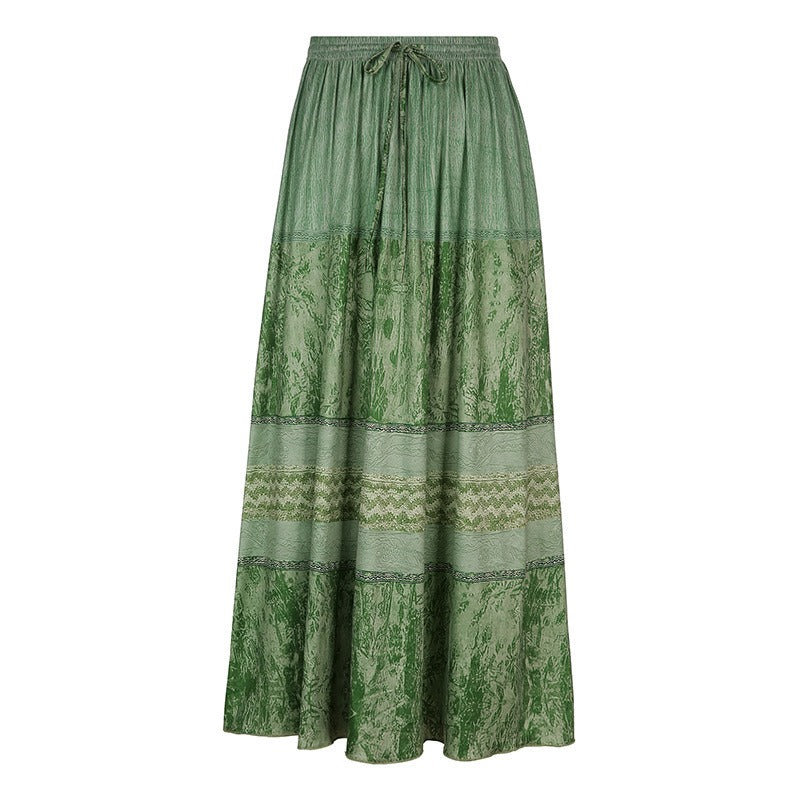 Vintage Long Floral Maxi Skirt – Amy Fashionshop