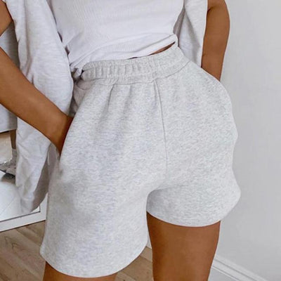 Solid Casual Sport Shorts