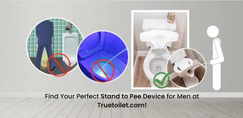 Elevate Your Bathroom Routine with TrueToilet's Stand to Pee Devic