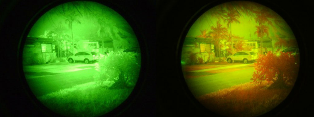 dual color night vision