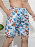 Mens Casual Breathable Hawaiian Beach Pants