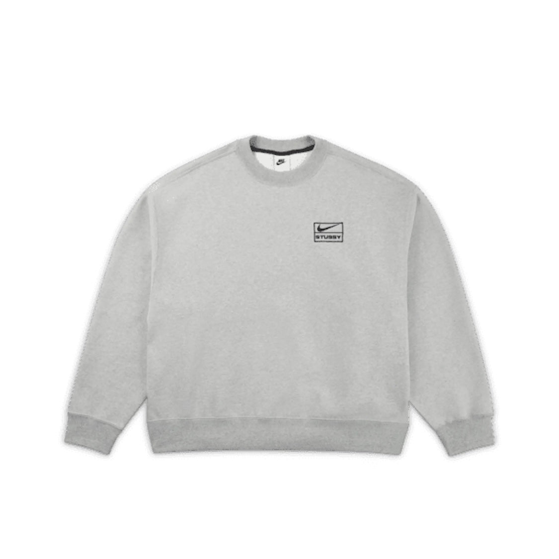 Nike x Stussy Crew Fleece Grey – TG Sneaks LLC