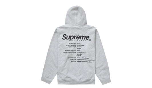 Supreme Worldwide Hooded Sweatshirt Blue – TG Sneaks LLC