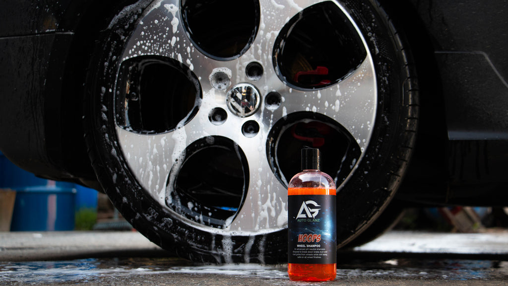 Cleaning alloy wheels with a wheel cleaner - How to Detail Car Wheels
