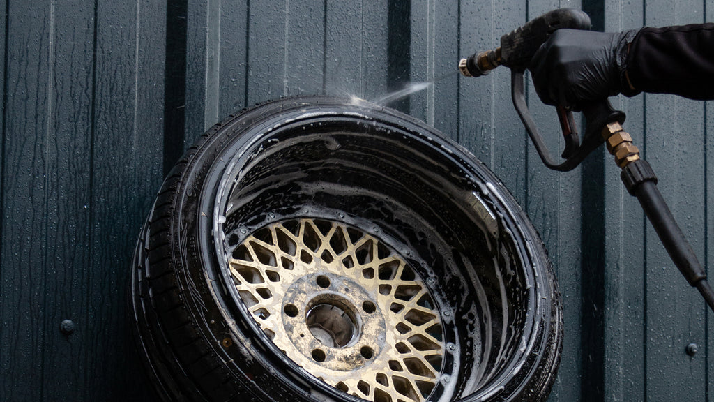 Pressure washing car wheels - How to Detail Car Wheels