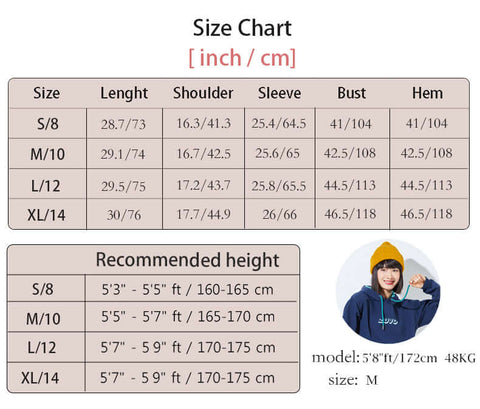 capelin crew W's Azula Hoodie size chart