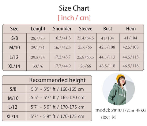 capelin crew W's Azula Hoodie size chart