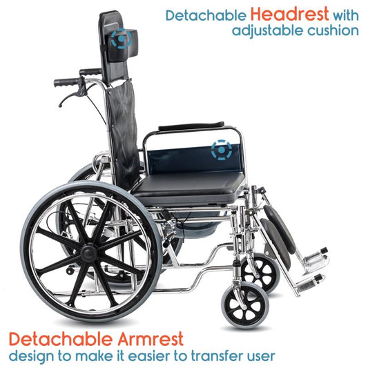 KosmoCare Patient Lift & Transfer Wheelchair - Features (RCS601/RCS602)