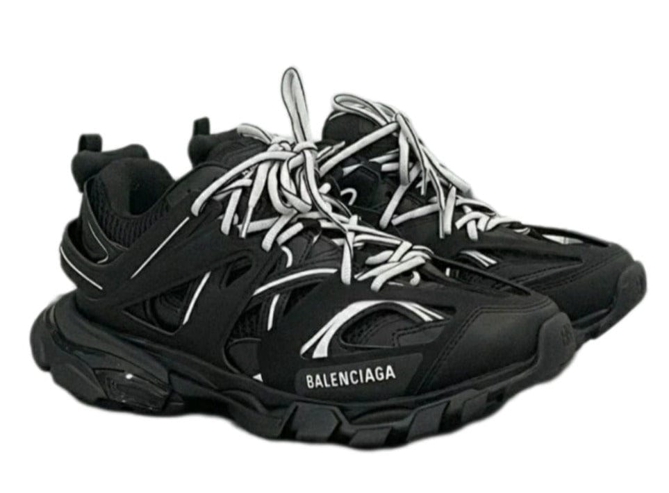 all black balenciaga track runners