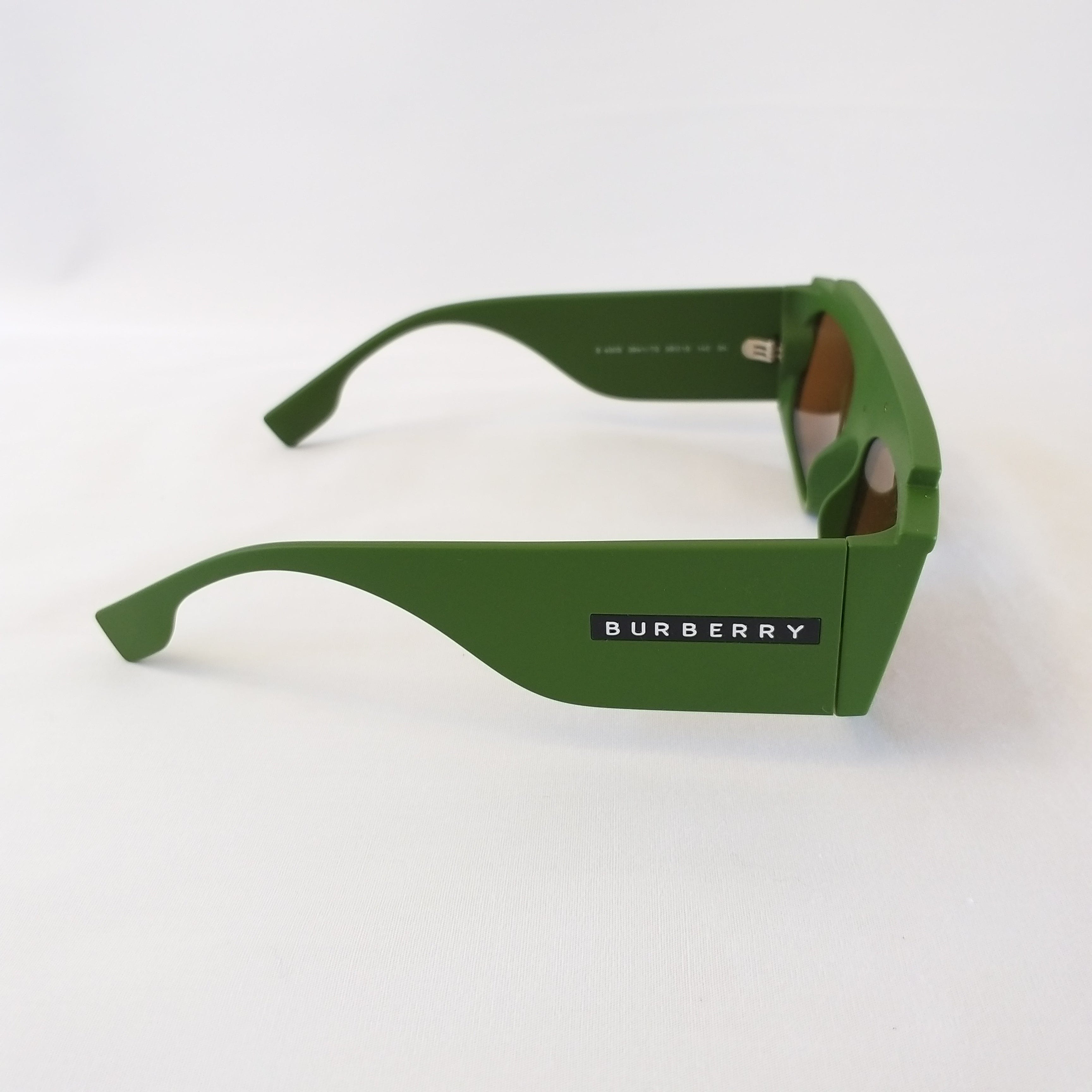 burberry green square sunglasses