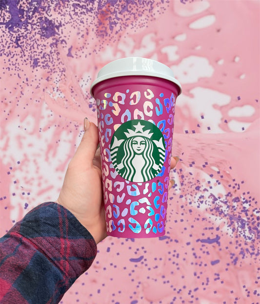 Starbucks Clear Hearts 24oz Cold Drink Cup – The Rue Life