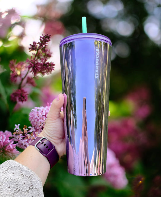 Starbucks White Stainless Steel Flower Cup – The Rue Life