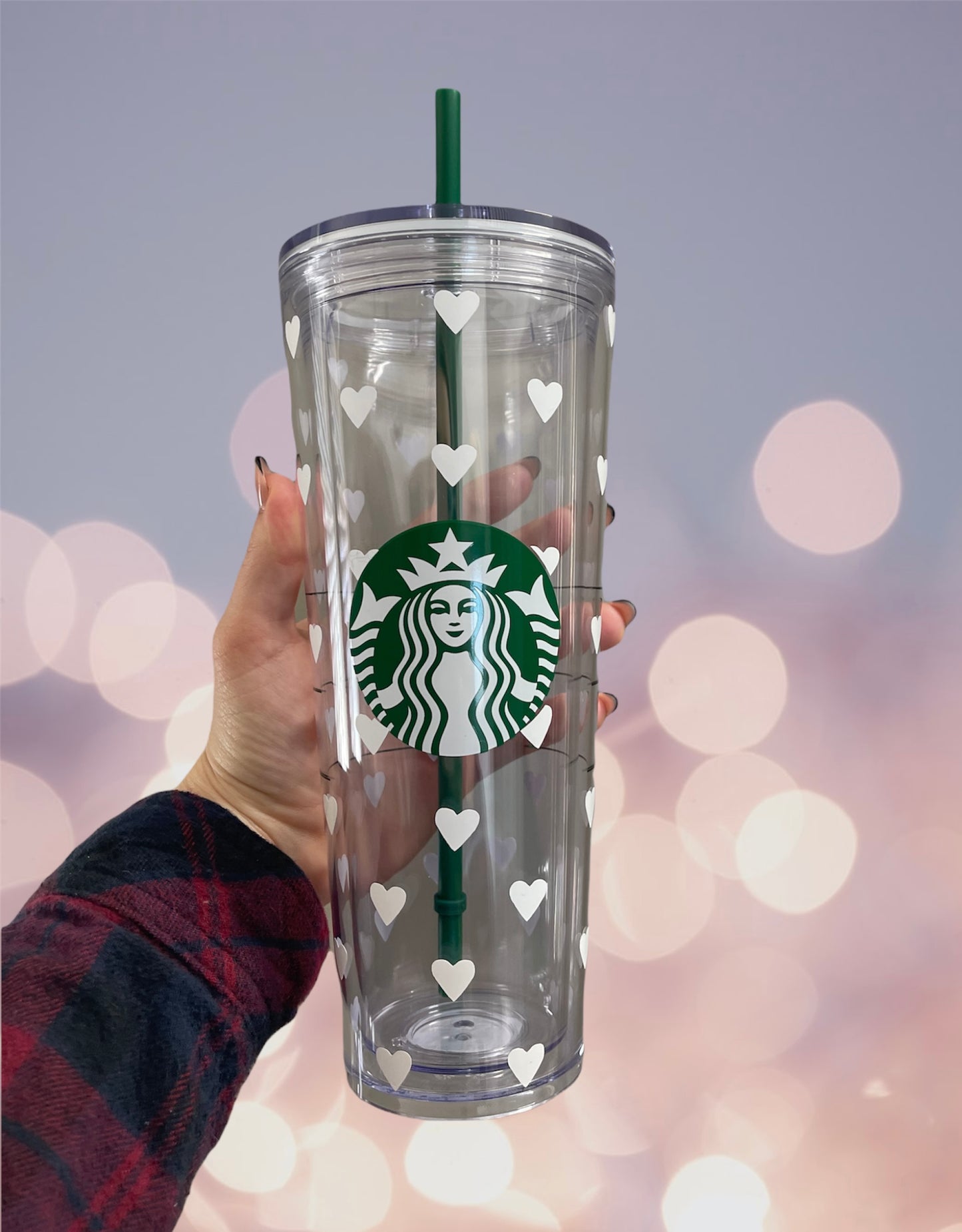Starbucks Clear Hearts Cold Drink Cup – The Rue Life