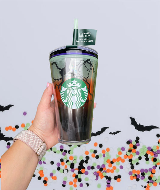 Starbucks Halloween 2022 Glow in the Dark 24oz Tumbler – The Rue Life