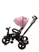 Tricicleta cu scaun reversibil , 6-48 luni, cu pozitie de somn, roti spuma eva, SL02, Roz