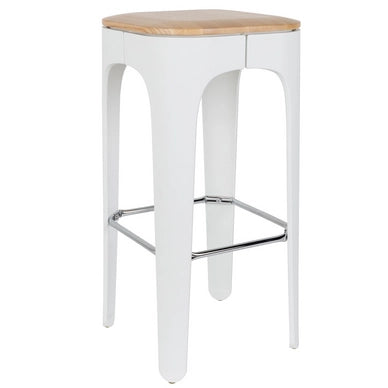 ANLI STYLE BARSTOOL UP-HIGH WHITE