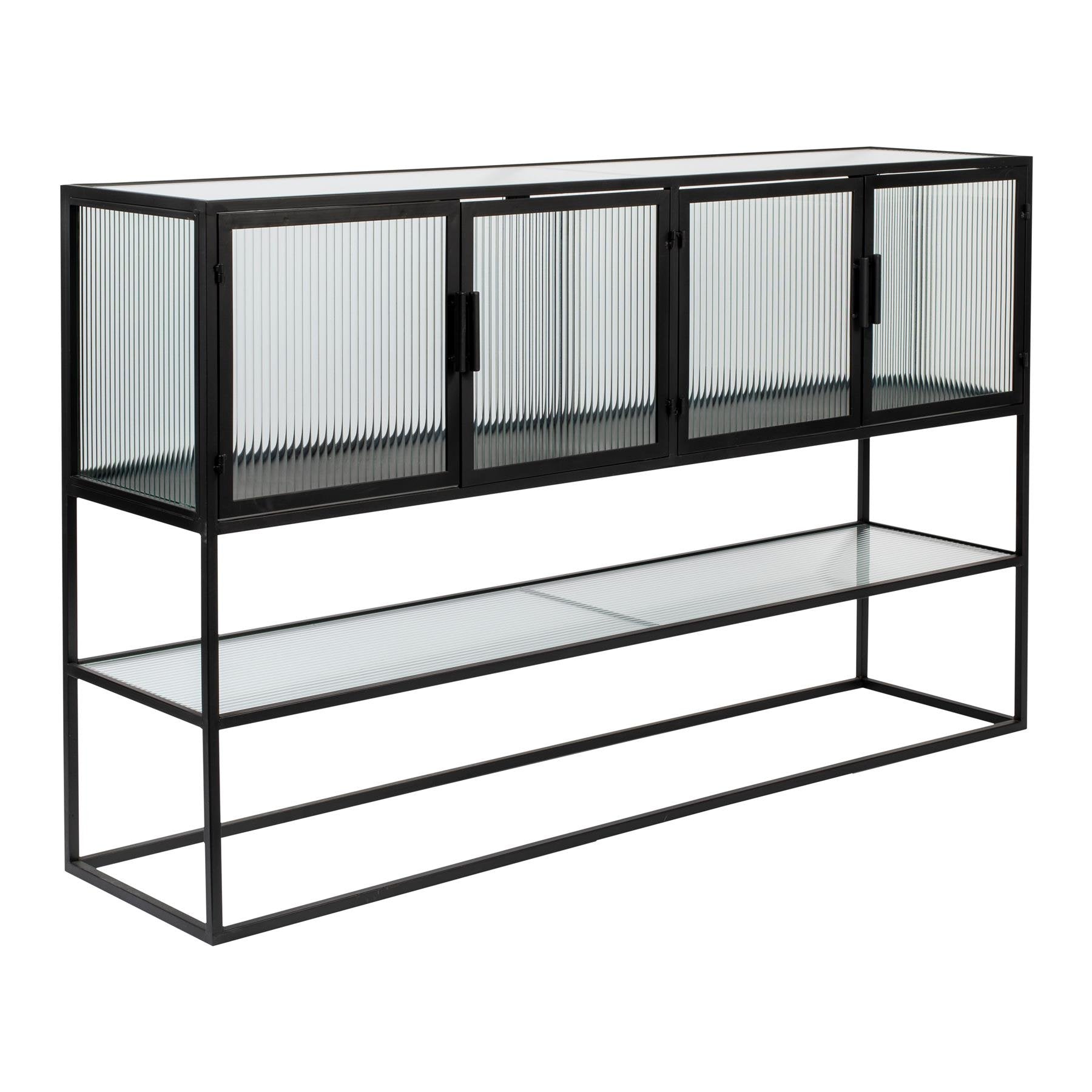 Dutchbone Boli Dressoir - Hoog - Zwart