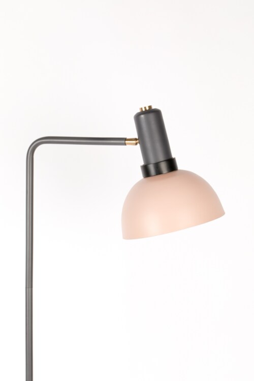 Zuiver Charlie - Staande lamp - Grijs/Roze