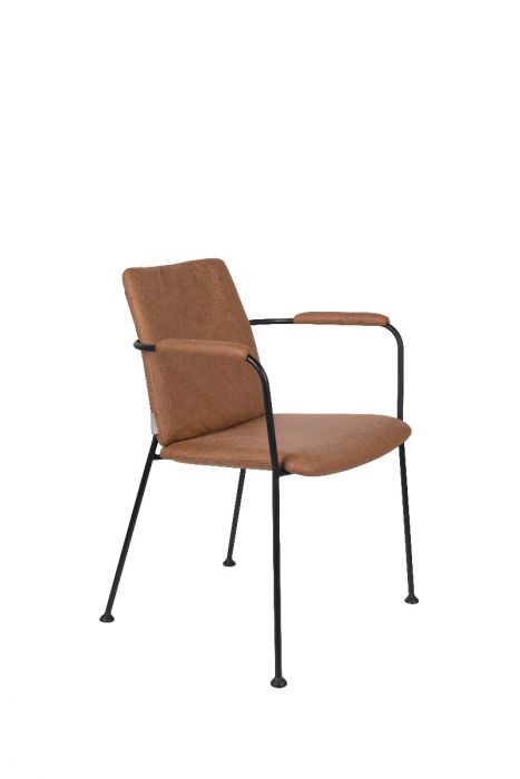 ZUIVER ARMCHAIR FAB BROWN